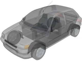 Renault Clio 3D Model