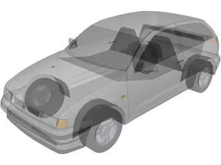 Seat Ibiza 3D Model