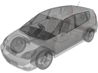 Toyota Opa (2000) 3D Model