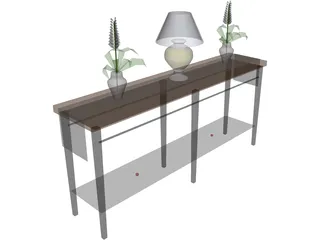 Console Table 3D Model