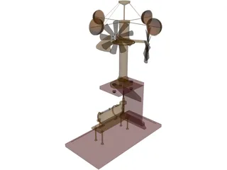 Anemometer 3D Model