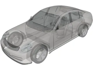 Infiniti G35 (2001) 3D Model