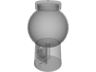 Gumball Machine 3D Model