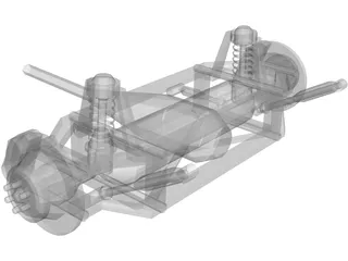 Rear Suspension 3D Model