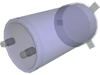 High Voltage Capacitor 3D Model