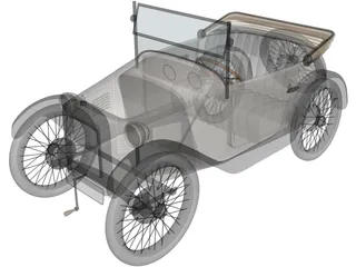 BMW Dixi (1937) 3D Model