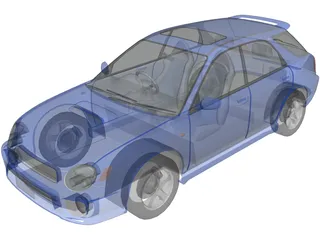 Subaru Impreza WRX Sport Wagon 3D Model