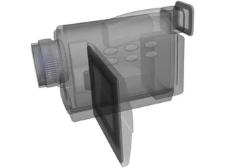 Hurst Video Camera 3D Model