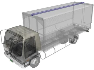 Isuzu Forward V 3D Model