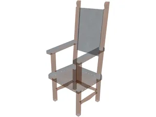 Antique Chair 3D Model