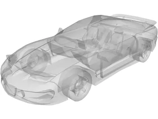 Pontiac Trans Am WS6 3D Model