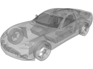 Chevrolet Corvette C6 3D Model