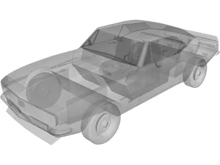 Chevrolet Camaro SS (1969) 3D Model