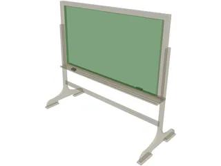 Chalkboard Free-Standing 3D Model