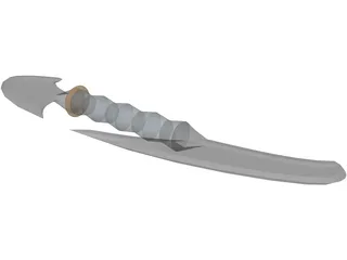 Double Mini Hand Axe 3D Model