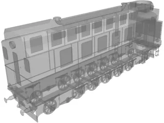 Lomonosov Train 3D Model