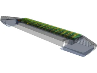 Electronic Keyboard 3D Model