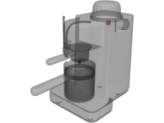 Espresso Coffee Maker 3D Model