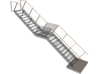 Stairs 3D Model