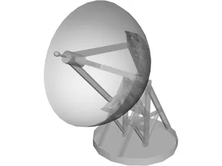 Satellite Dish 3D Model