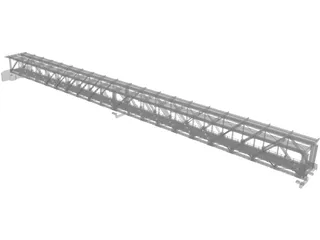 Steel Truss Bridge (1908) 3D Model