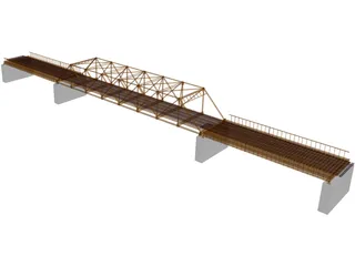 TPG and TRUSS Bridge 3D Model