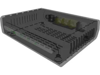 D-Link ADSL Router 3D Model