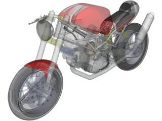 Ducati Monster 3D Model