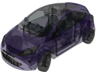 Ford Ka (2014) 3D Model