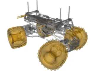 Tamiya TXT-1 RC 1/10 Monster Truck 3D Model