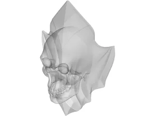 Skull Logo 3D Model