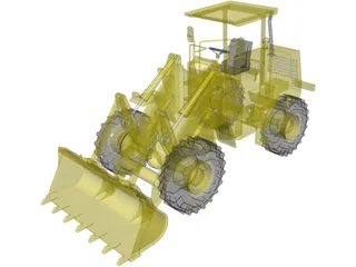 Hydraulic Loader 3D Model
