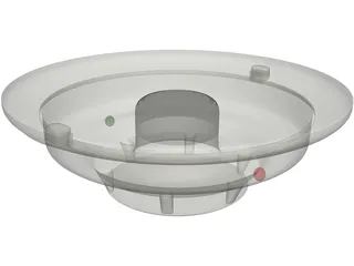 Fire Detector 3D Model