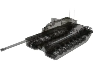 US T29 Tank 3D Model