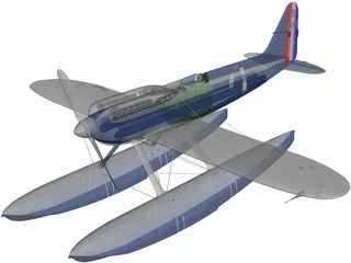 Supermarine S.6B 3D Model