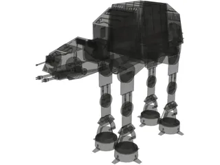 Star Wars Imperial Walker (AT-AT) 3D Model