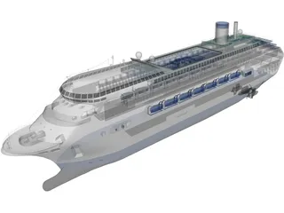 Cruise Ship 3D Model