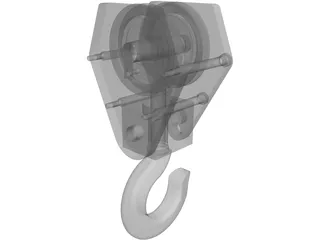 Crane Hook 3D Model