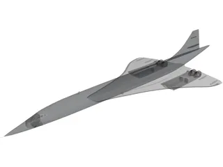 Concorde 3D Model