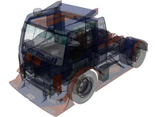 Ford Cargo DF Motorsport 3D Model