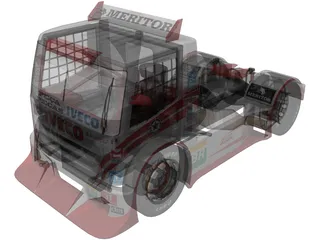 Iveco Stralis Lucar Motorsports 3D Model