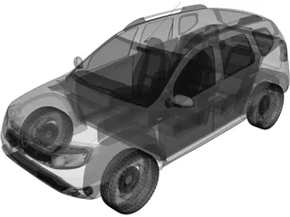 Dacia Duster (2012) 3D Model