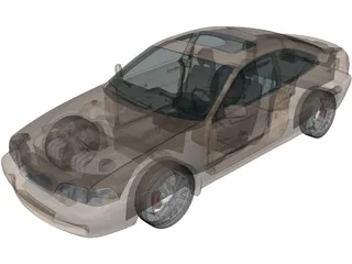 Volvo C70 Coupe 3D Model