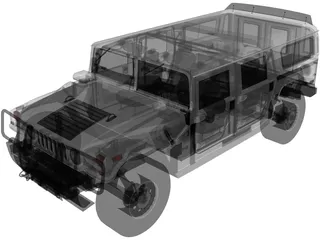 Hummer H1 Alpha 3D Model