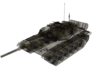 T-90A Tank 3D Model