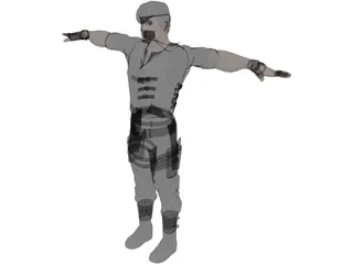 Sylvester Stallone 3D Model