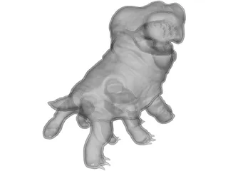 Woola Monster Creature 3D Model