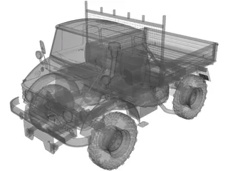 Mercedes-Benz Unimog 406 (1967) 3D Model