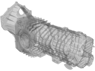 Mendeola HD Gearbox 3D Model