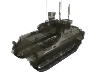 M2A3 Bradley with ERA 3D Model